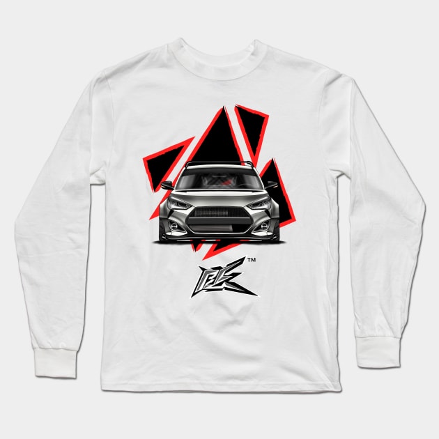 hyundai veloster N Long Sleeve T-Shirt by naquash